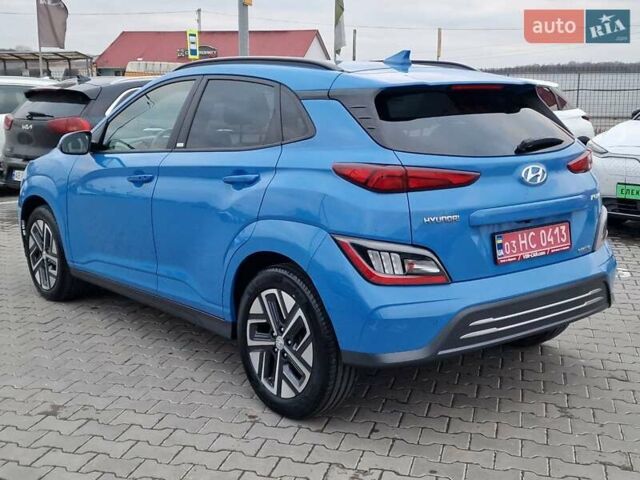 Синий Хендай Kona Electric, объемом двигателя 0 л и пробегом 95 тыс. км за 16600 $, фото 14 на Automoto.ua