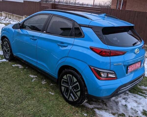 Синій Хендай Kona Electric, об'ємом двигуна 0 л та пробігом 30 тис. км за 19200 $, фото 9 на Automoto.ua