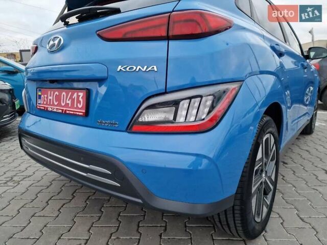 Синий Хендай Kona Electric, объемом двигателя 0 л и пробегом 95 тыс. км за 16600 $, фото 11 на Automoto.ua