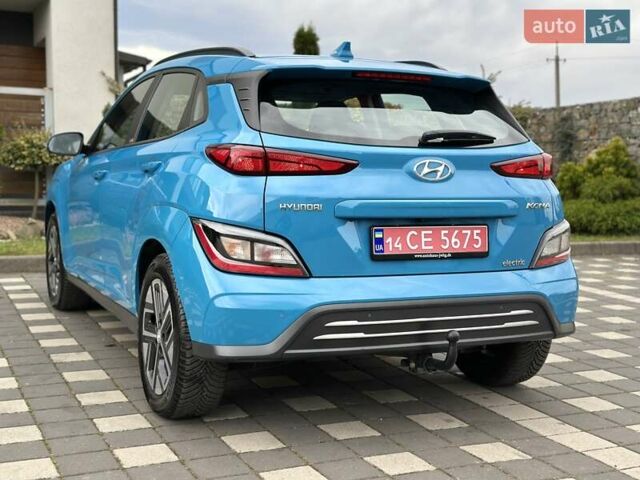 Синий Хендай Kona Electric, объемом двигателя 0 л и пробегом 49 тыс. км за 19950 $, фото 75 на Automoto.ua