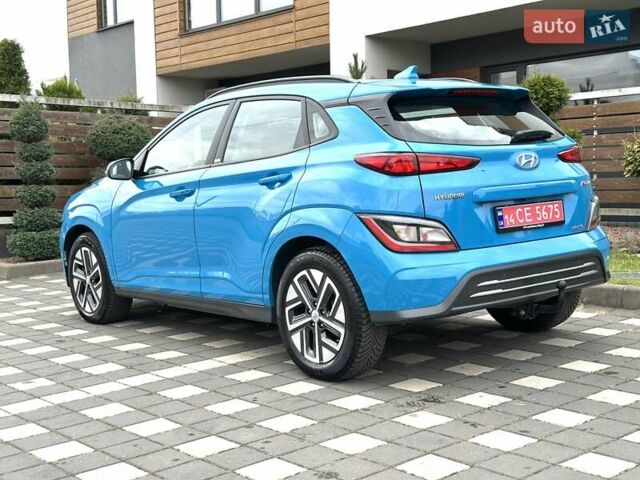 Синий Хендай Kona Electric, объемом двигателя 0 л и пробегом 49 тыс. км за 19950 $, фото 70 на Automoto.ua