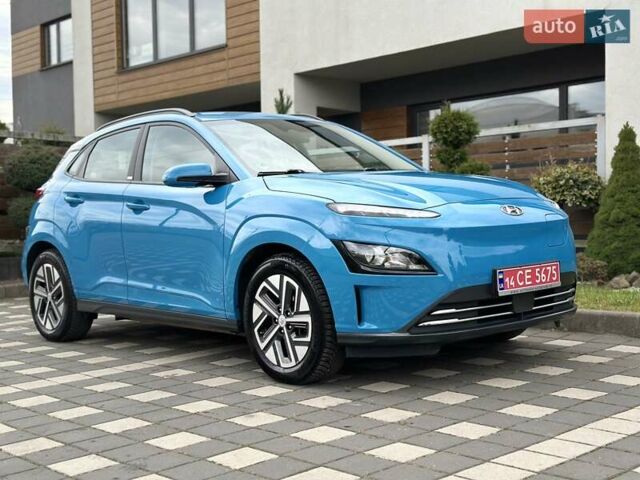 Синий Хендай Kona Electric, объемом двигателя 0 л и пробегом 49 тыс. км за 19950 $, фото 20 на Automoto.ua