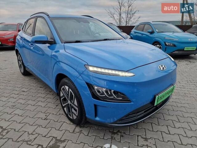 Синий Хендай Kona Electric, объемом двигателя 0 л и пробегом 95 тыс. км за 16600 $, фото 5 на Automoto.ua
