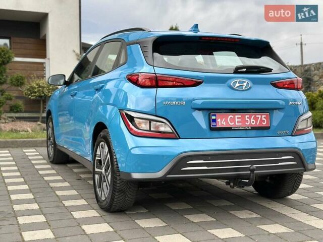 Синий Хендай Kona Electric, объемом двигателя 0 л и пробегом 49 тыс. км за 19950 $, фото 76 на Automoto.ua