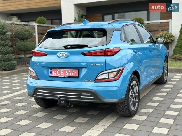Синий Хендай Kona Electric, объемом двигателя 0 л и пробегом 49 тыс. км за 19950 $, фото 77 на Automoto.ua