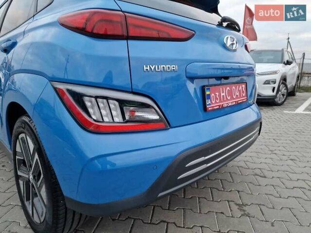 Синий Хендай Kona Electric, объемом двигателя 0 л и пробегом 95 тыс. км за 16600 $, фото 15 на Automoto.ua