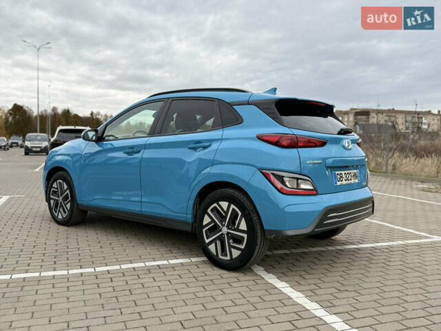 Синий Хендай Kona Electric, объемом двигателя 0 л и пробегом 50 тыс. км за 16500 $, фото 3 на Automoto.ua