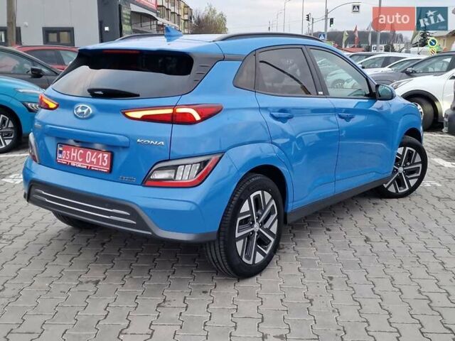 Синий Хендай Kona Electric, объемом двигателя 0 л и пробегом 95 тыс. км за 16600 $, фото 9 на Automoto.ua