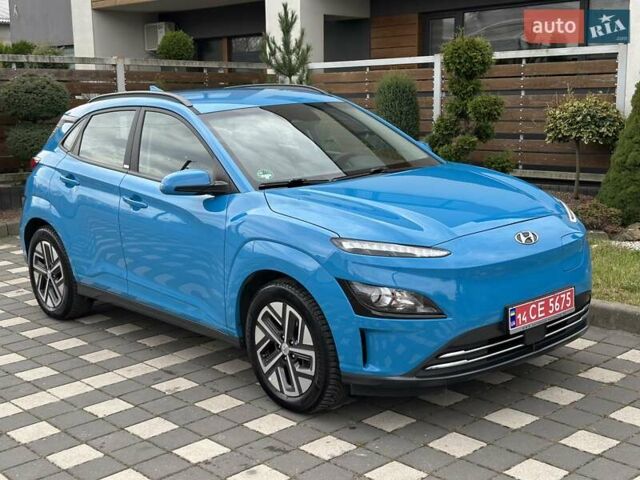 Синий Хендай Kona Electric, объемом двигателя 0 л и пробегом 49 тыс. км за 19950 $, фото 25 на Automoto.ua