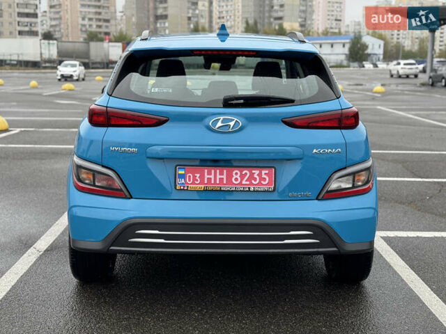 Синий Хендай Kona Electric, объемом двигателя 0 л и пробегом 53 тыс. км за 16700 $, фото 10 на Automoto.ua