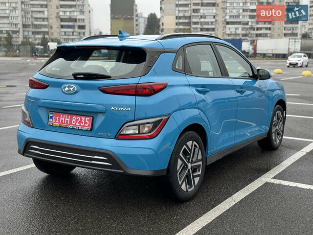 Синий Хендай Kona Electric, объемом двигателя 0 л и пробегом 53 тыс. км за 16700 $, фото 11 на Automoto.ua