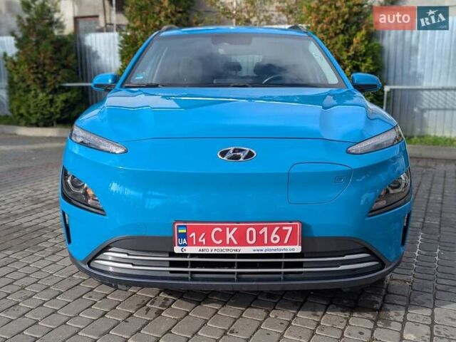 Синий Хендай Kona Electric, объемом двигателя 0 л и пробегом 49 тыс. км за 17333 $, фото 8 на Automoto.ua