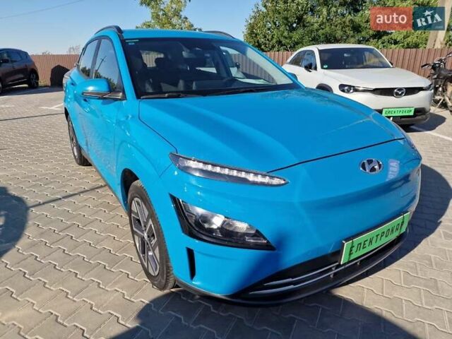 Синій Хендай Kona Electric, об'ємом двигуна 0 л та пробігом 49 тис. км за 16900 $, фото 7 на Automoto.ua