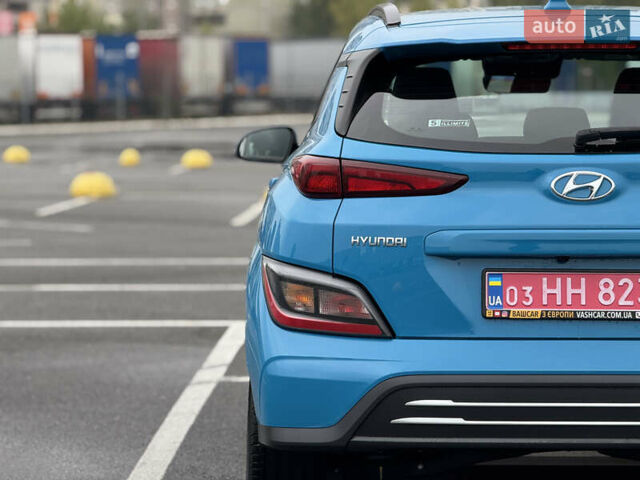 Синий Хендай Kona Electric, объемом двигателя 0 л и пробегом 53 тыс. км за 16700 $, фото 19 на Automoto.ua