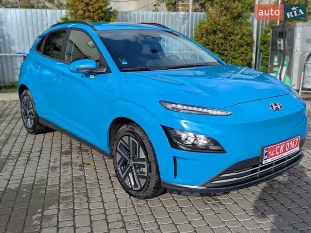 Синий Хендай Kona Electric, объемом двигателя 0 л и пробегом 49 тыс. км за 17333 $, фото 7 на Automoto.ua