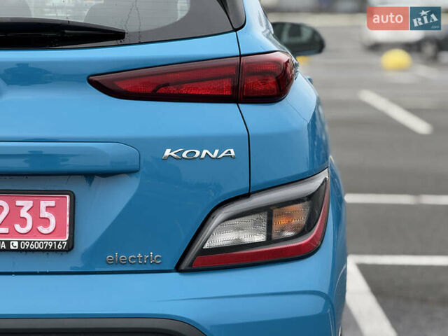 Синий Хендай Kona Electric, объемом двигателя 0 л и пробегом 53 тыс. км за 16700 $, фото 20 на Automoto.ua