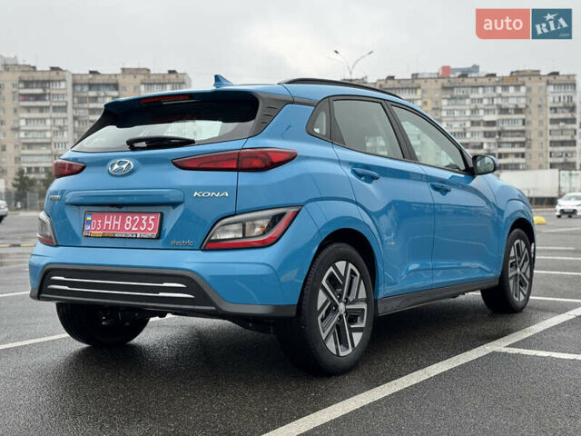 Синий Хендай Kona Electric, объемом двигателя 0 л и пробегом 53 тыс. км за 16700 $, фото 12 на Automoto.ua