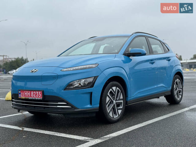 Синий Хендай Kona Electric, объемом двигателя 0 л и пробегом 53 тыс. км за 16700 $, фото 6 на Automoto.ua