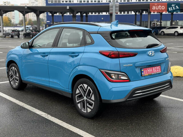 Синий Хендай Kona Electric, объемом двигателя 0 л и пробегом 53 тыс. км за 16700 $, фото 8 на Automoto.ua