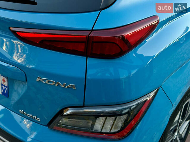 Синий Хендай Kona Electric, объемом двигателя 0 л и пробегом 89 тыс. км за 16999 $, фото 35 на Automoto.ua