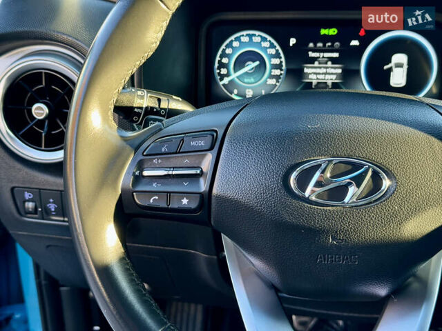 Синий Хендай Kona Electric, объемом двигателя 0 л и пробегом 89 тыс. км за 16999 $, фото 25 на Automoto.ua