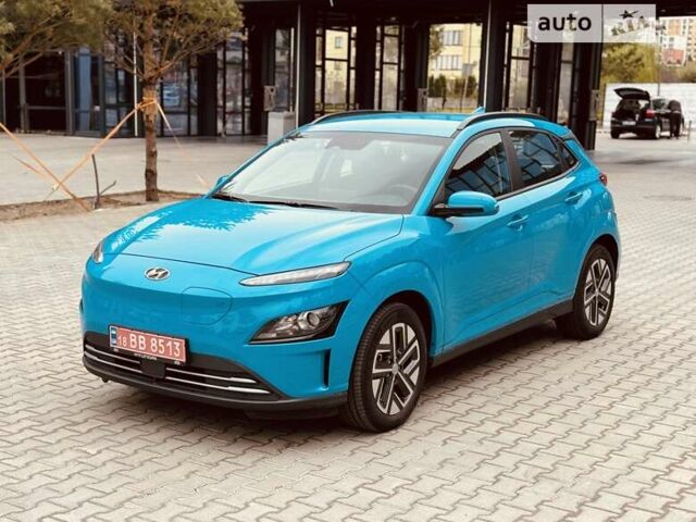 Синій Хендай Kona Electric, об'ємом двигуна 0 л та пробігом 7 тис. км за 21900 $, фото 5 на Automoto.ua