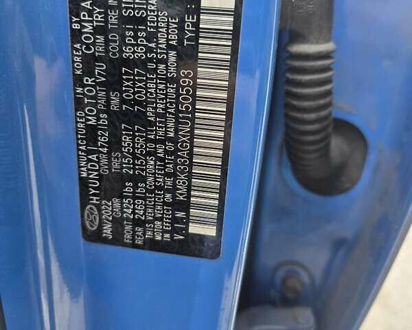 Синий Хендай Kona Electric, объемом двигателя 0 л и пробегом 101 тыс. км за 18300 $, фото 5 на Automoto.ua