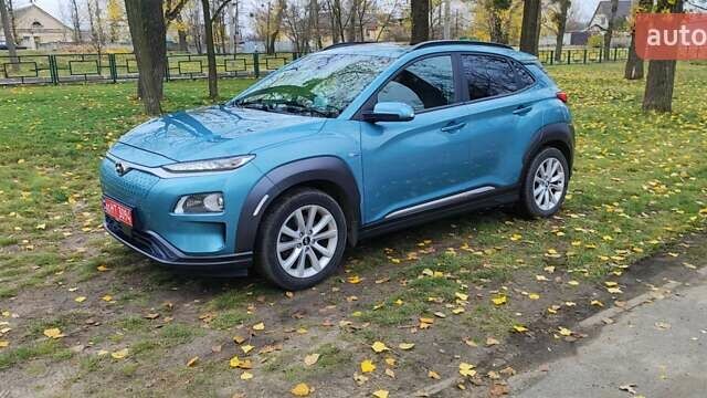 Зеленый Хендай Kona Electric, объемом двигателя 0 л и пробегом 120 тыс. км за 17800 $, фото 2 на Automoto.ua