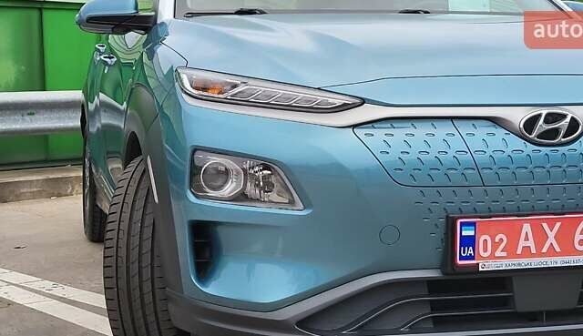 Зеленый Хендай Kona Electric, объемом двигателя 0 л и пробегом 150 тыс. км за 18500 $, фото 2 на Automoto.ua