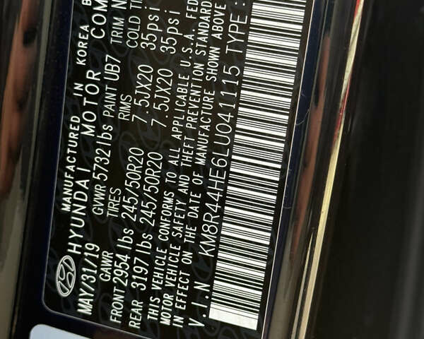 Черный Хендай Palisade, объемом двигателя 3.78 л и пробегом 66 тыс. км за 34000 $, фото 25 на Automoto.ua