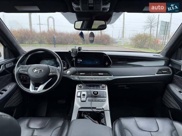 Черный Хендай Palisade, объемом двигателя 3.78 л и пробегом 121 тыс. км за 26900 $, фото 58 на Automoto.ua