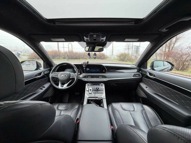 Черный Хендай Palisade, объемом двигателя 3.8 л и пробегом 121 тыс. км за 26900 $, фото 18 на Automoto.ua