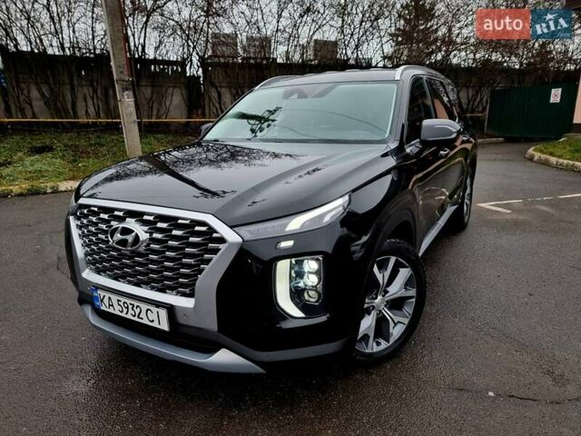 Черный Хендай Palisade, объемом двигателя 2.2 л и пробегом 107 тыс. км за 29900 $, фото 2 на Automoto.ua