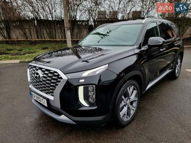 Черный Хендай Palisade, объемом двигателя 2.2 л и пробегом 107 тыс. км за 29900 $, фото 7 на Automoto.ua