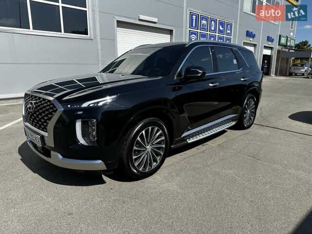 Черный Хендай Palisade, объемом двигателя 2.2 л и пробегом 25 тыс. км за 60014 $, фото 1 на Automoto.ua
