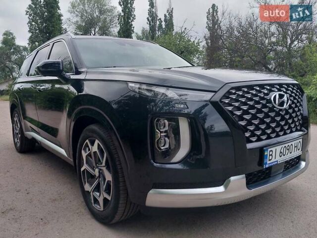 Синий Хендай Palisade, объемом двигателя 3.78 л и пробегом 27 тыс. км за 47500 $, фото 8 на Automoto.ua