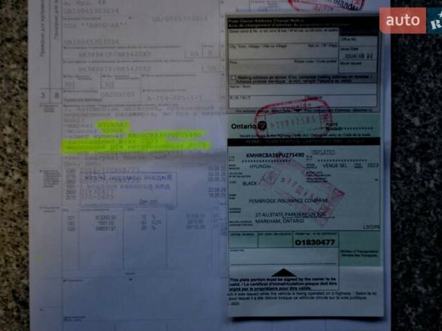 Чорний Хендай Venue, об'ємом двигуна 1.59 л та пробігом 10 тис. км за 18700 $, фото 144 на Automoto.ua