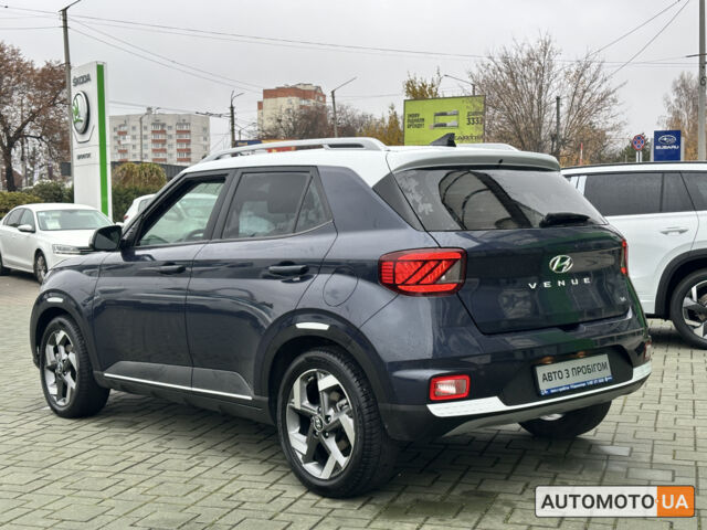 Синий Хендай Venue, объемом двигателя 1.6 л и пробегом 58 тыс. км за 18000 $, фото 7 на Automoto.ua