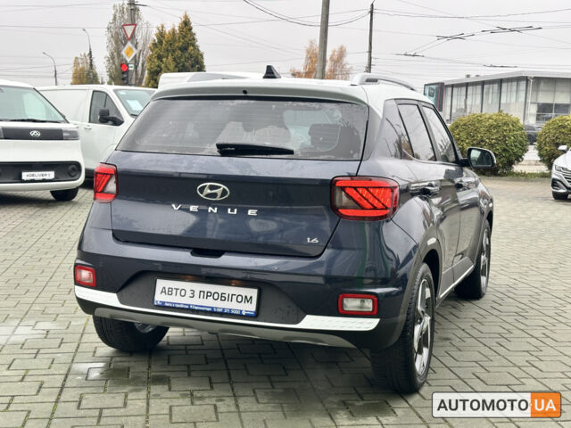 Синий Хендай Venue, объемом двигателя 1.6 л и пробегом 58 тыс. км за 18000 $, фото 9 на Automoto.ua