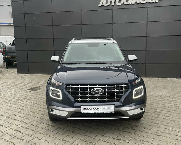 Синий Хендай Venue, объемом двигателя 1.59 л и пробегом 47 тыс. км за 19000 $, фото 2 на Automoto.ua