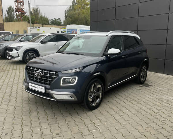 Синий Хендай Venue, объемом двигателя 1.59 л и пробегом 47 тыс. км за 19000 $, фото 4 на Automoto.ua