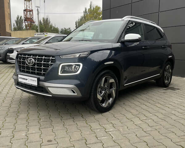 Синий Хендай Venue, объемом двигателя 1.59 л и пробегом 47 тыс. км за 19000 $, фото 5 на Automoto.ua