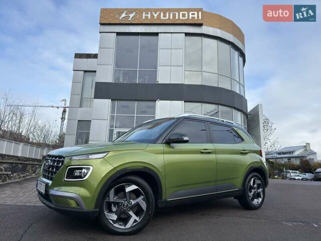 Зеленый Хендай Venue, объемом двигателя 1.59 л и пробегом 22 тыс. км за 18500 $, фото 4 на Automoto.ua