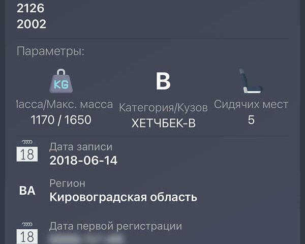 ИЖ 2126 2002 в Кропивницком (Кировограде) на Automoto.ua Белый ИЖ 2126, объемом двигателя 1.6 л и пробегом 148 тыс. км за 1100 $, фото 7 на Automoto.ua