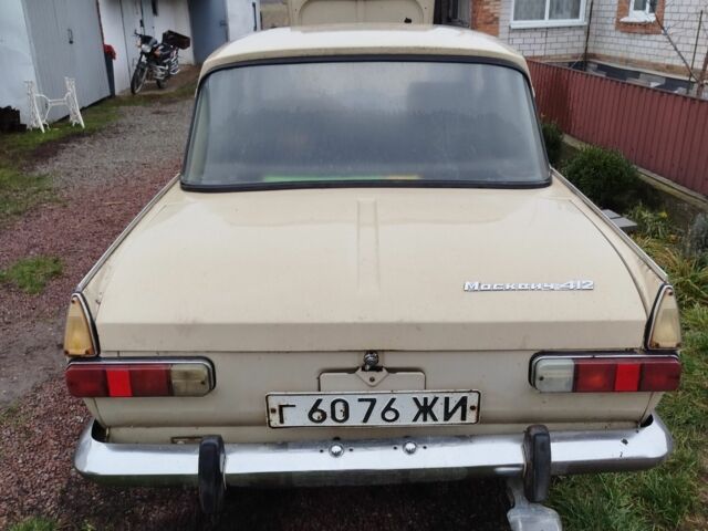 Бежевый ИЖ 412, объемом двигателя 1.5 л и пробегом 47 тыс. км за 284 $, фото 4 на Automoto.ua