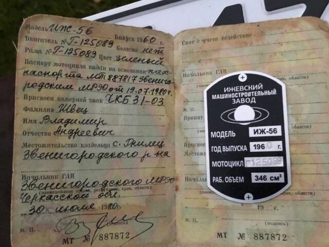 ИЖ Другая, объемом двигателя 0.35 л и пробегом 0 тыс. км за 432 $, фото 6 на Automoto.ua