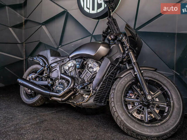 Черный Индиан Scout  Bobber , объемом двигателя 1.1 л и пробегом 19 тыс. км за 18000 $, фото 1 на Automoto.ua