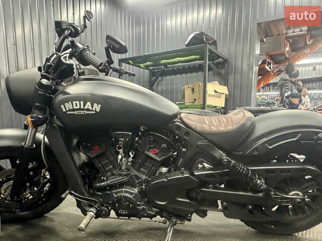 Черный Индиан Scout  Bobber , объемом двигателя 1.13 л и пробегом 3 тыс. км за 11900 $, фото 1 на Automoto.ua