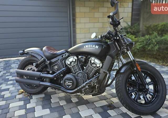 Черный Индиан Scout  Bobber , объемом двигателя 1.13 л и пробегом 4 тыс. км за 16850 $, фото 1 на Automoto.ua