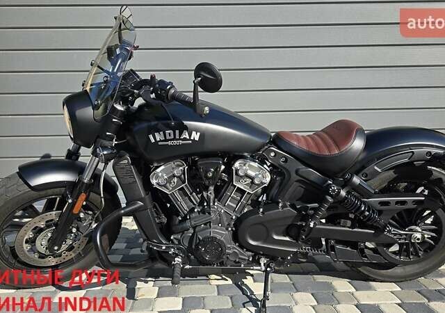 Черный Индиан Scout  Bobber , объемом двигателя 1.13 л и пробегом 4 тыс. км за 16850 $, фото 3 на Automoto.ua